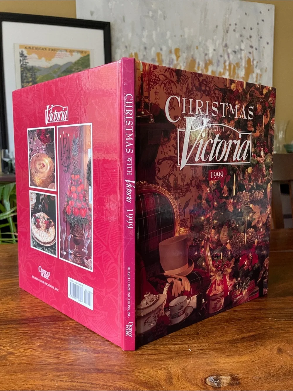 2 Christmas With Victoria Books Vintage 1997 and 1999 Hardcover